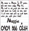 Click here to see larger version of our Older Housewives advert!